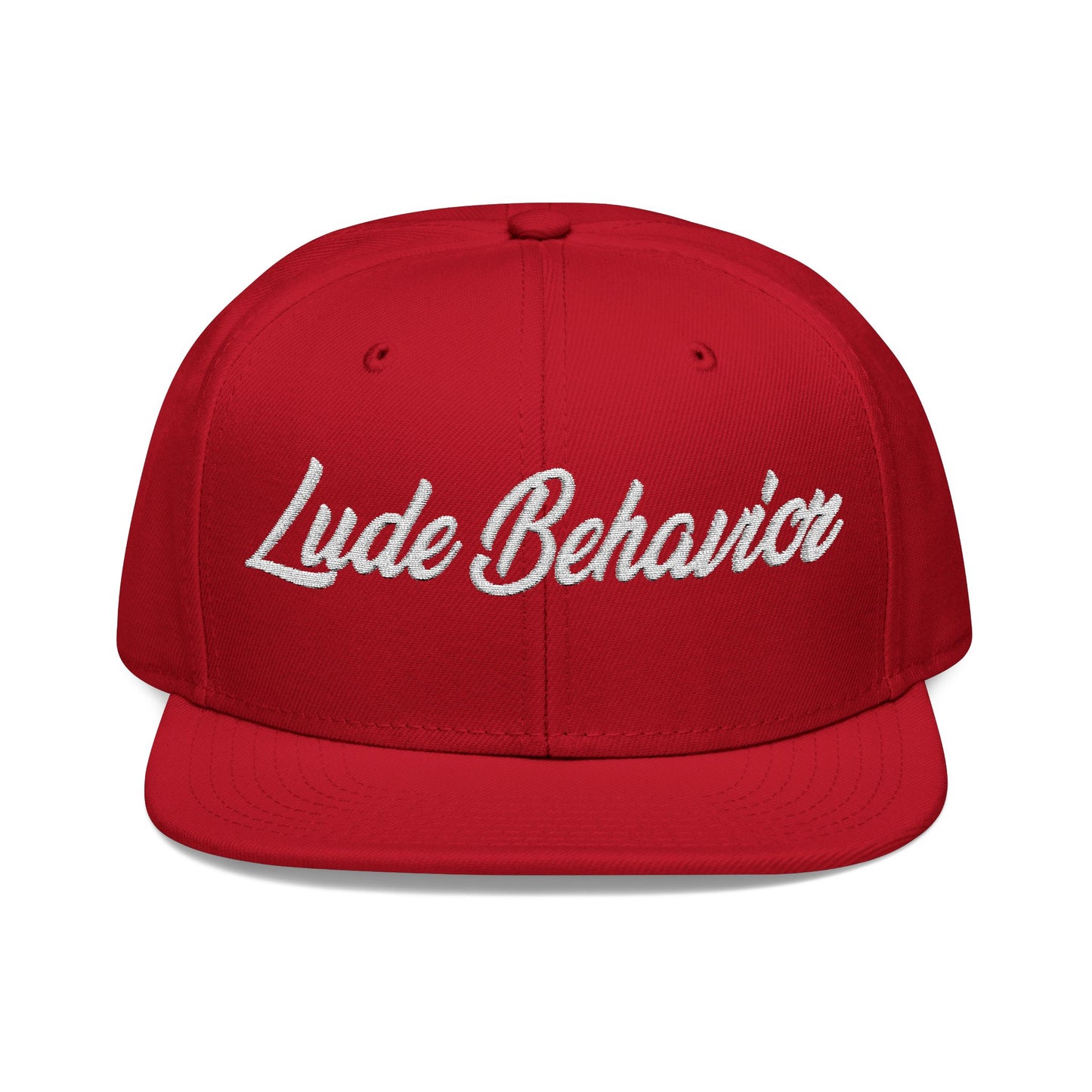 Lude Behavior Snapback Hat