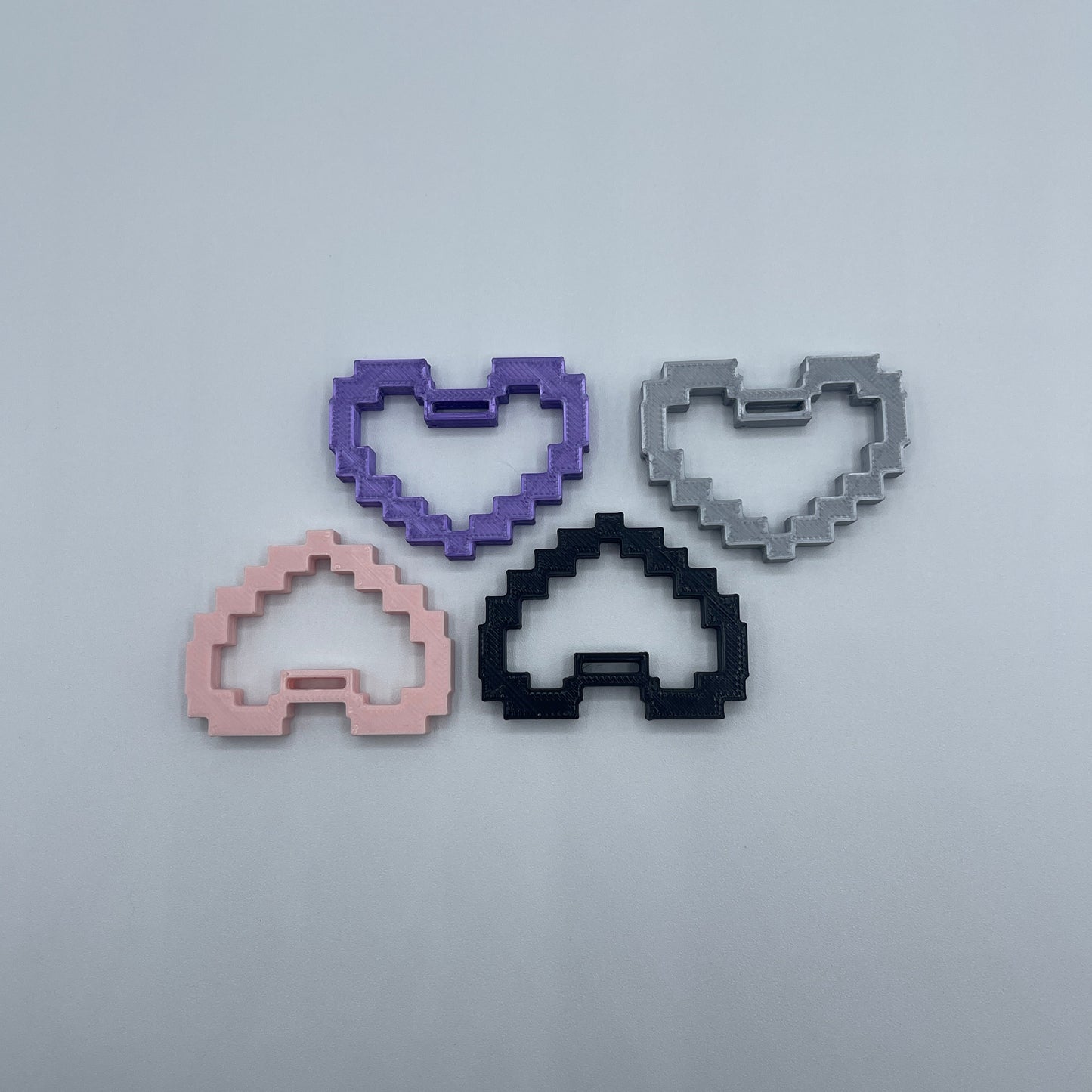 Pixel Heart Tsurikawa Keychain