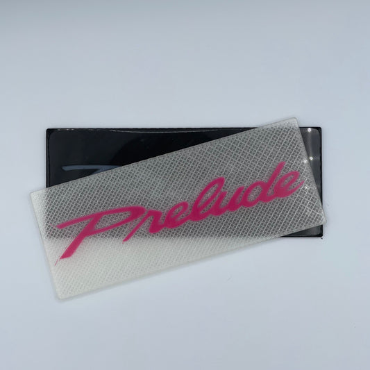 Two Color Honda Prelude 3D Printed Cup Holder Insert Script Logo