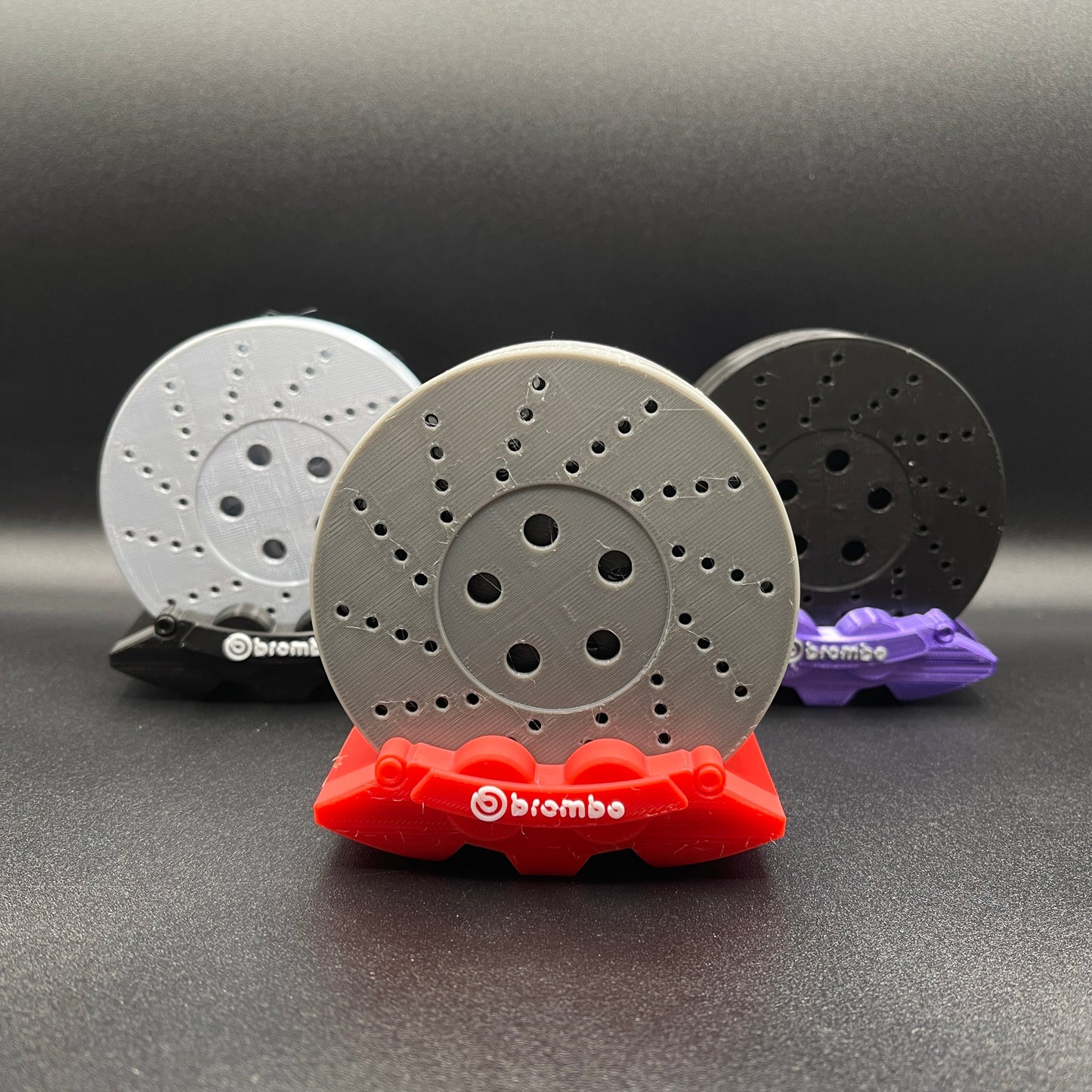 Brembo Brake Caliper Rotor Coaster Set