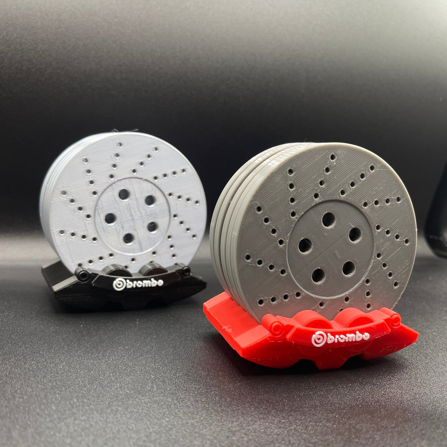 Brembo Brake Caliper Rotor Coaster Set