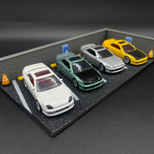 Parking Lot Diorama 1/64 Scale V2