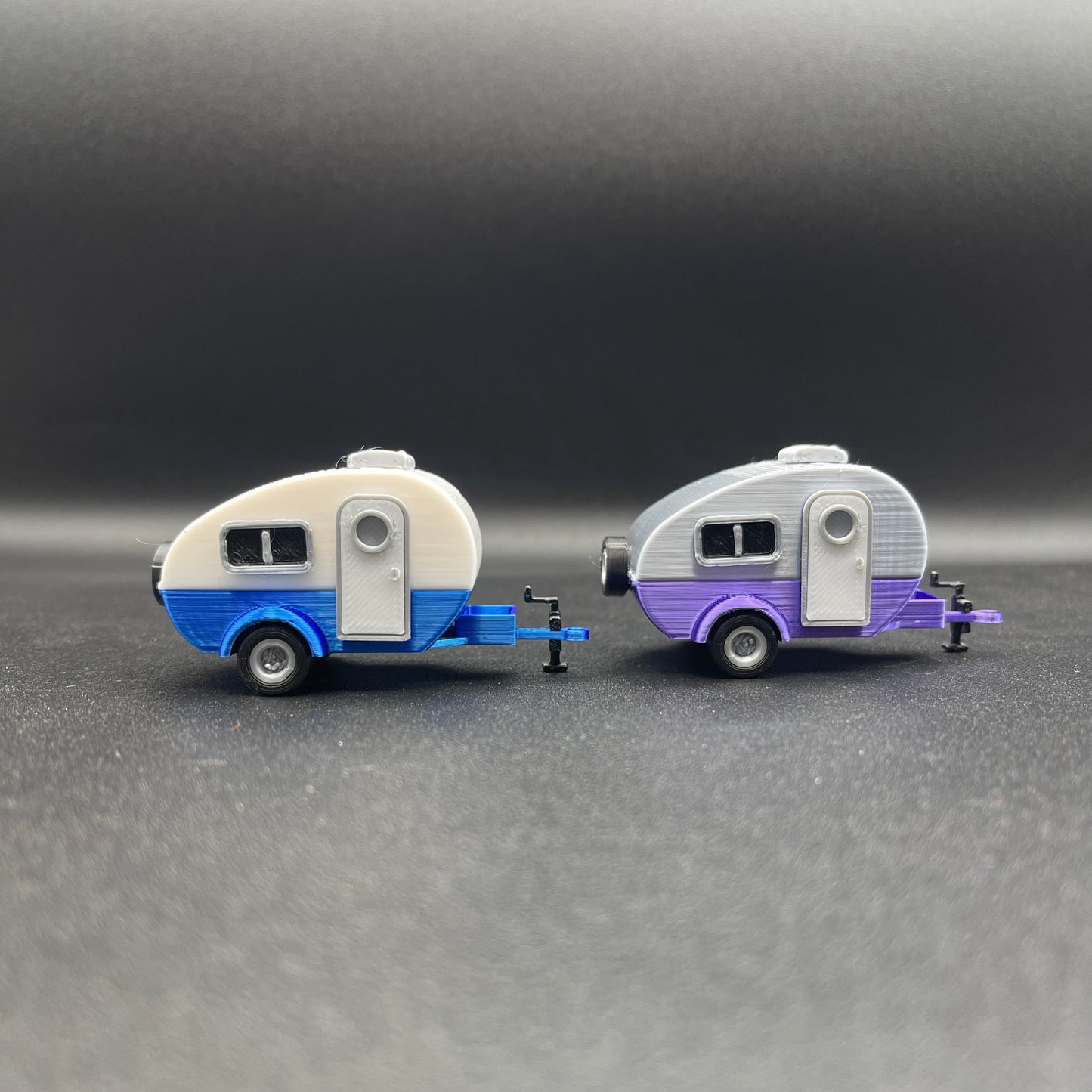 1/64 Scale Tear Drop Camper Trailer