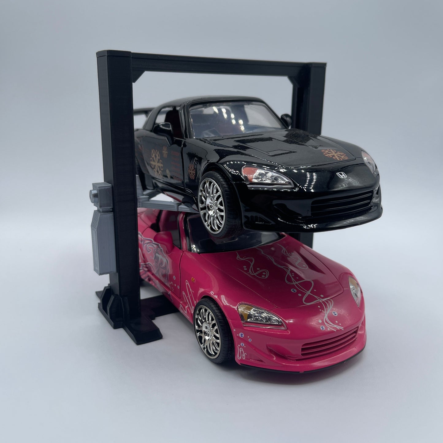 1/24 Scale Adjustable Two Post Car Lift