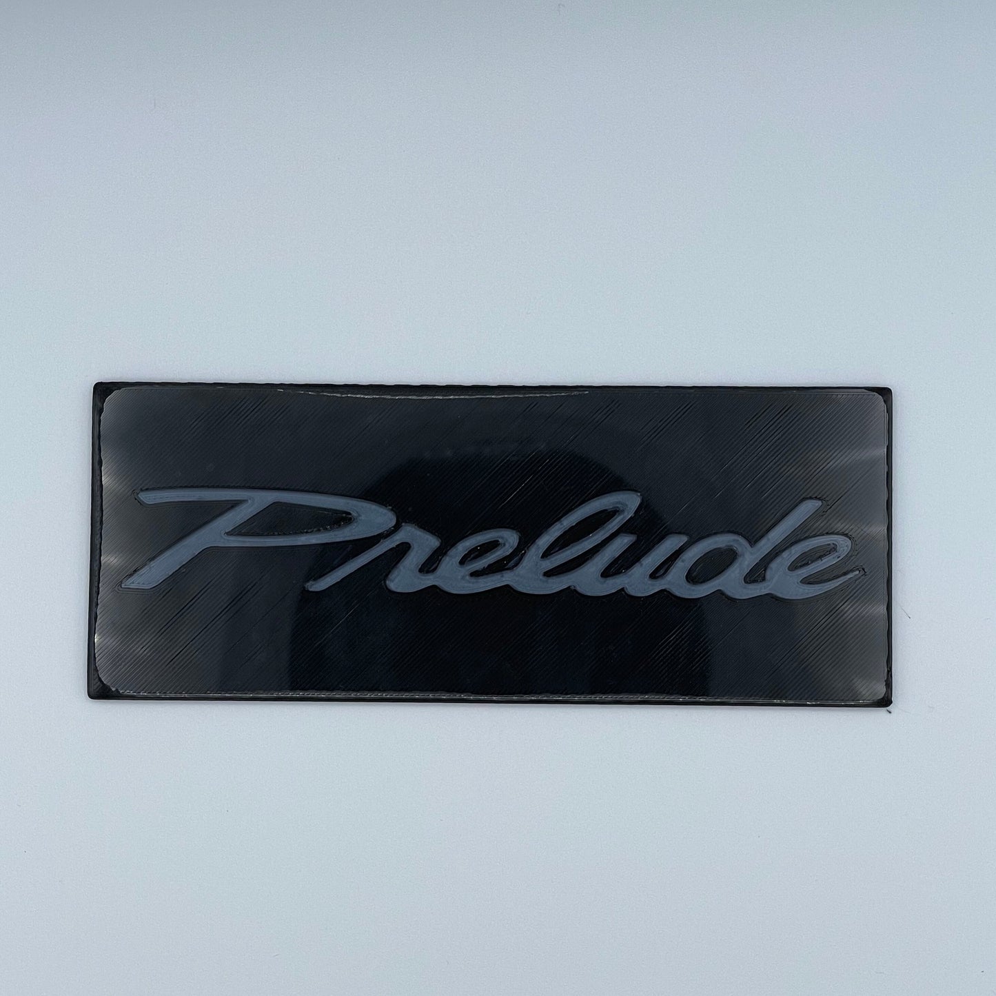 Two Color Honda Prelude 3D Printed Cup Holder Insert Script Logo